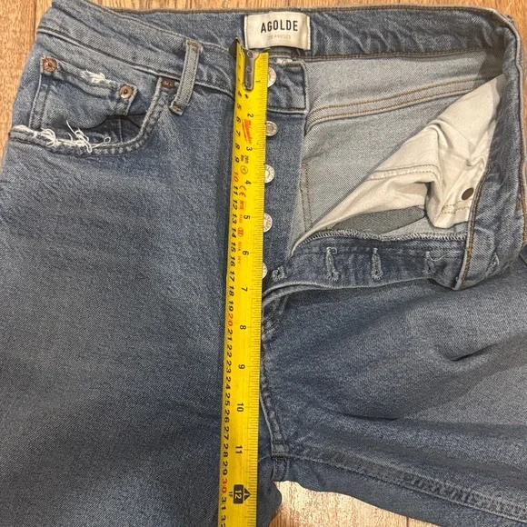 Agolde Riley cropped Distressed Jeans - Picture 8 of 10